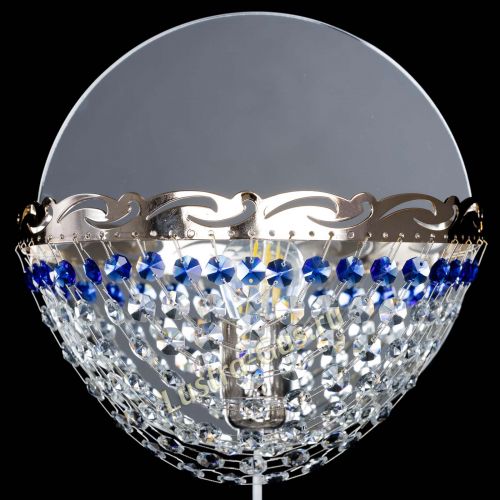 Бра Диана синяя в Ижевске Гусь Хрустальный