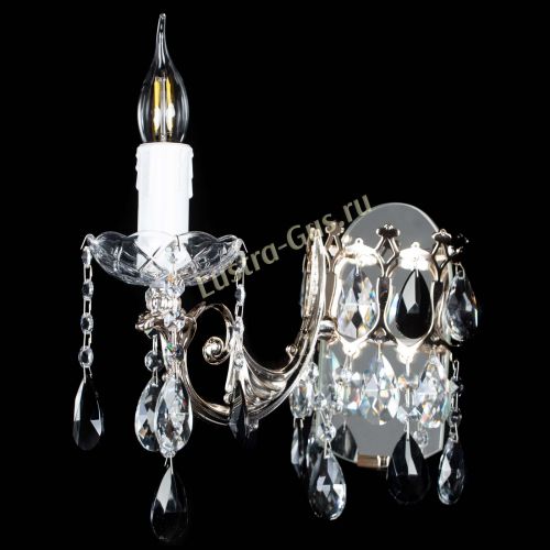 Бра Елизавета №1 мини черная в Ижевске Гусь Хрустальный