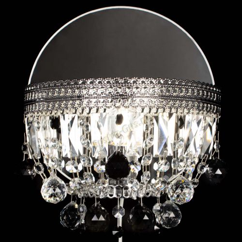 Бра Флоренция шар черная в Ижевске Гусь Хрустальный