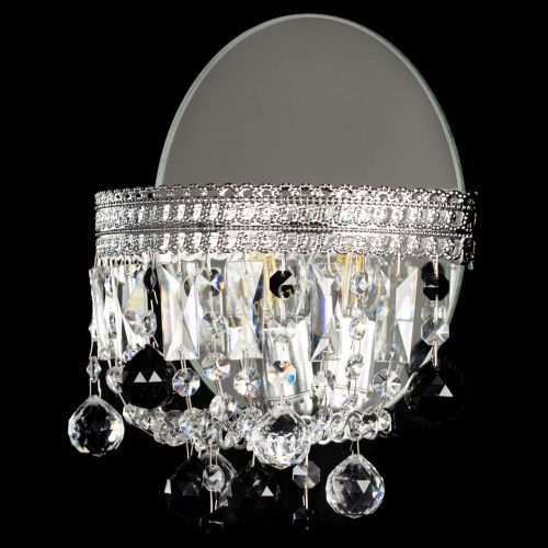 Бра Флоренция шар черная в Ижевске Гусь Хрустальный