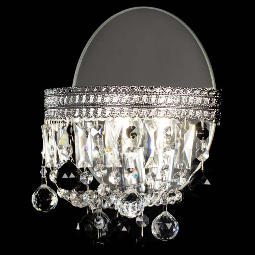 Бра Флоренция шар черная в Ижевске Гусь Хрустальный