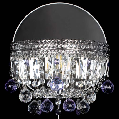 Бра Флоренция шар фиолетовая в Ижевске Гусь Хрустальный