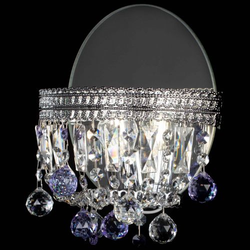 Бра Флоренция шар фиолетовая в Ижевске Гусь Хрустальный