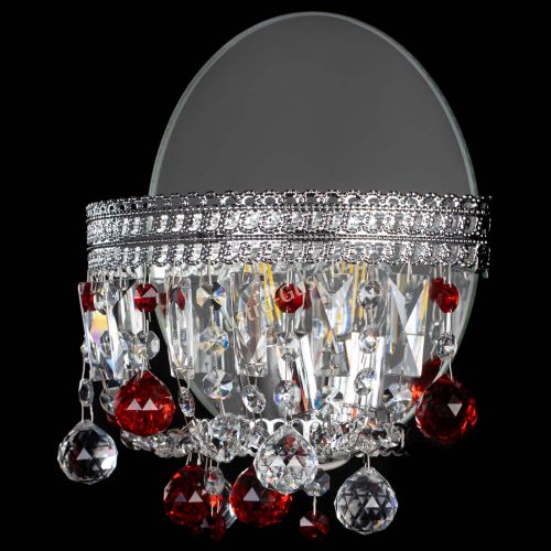 Бра Флоренция шар красная в Ижевске Гусь Хрустальный