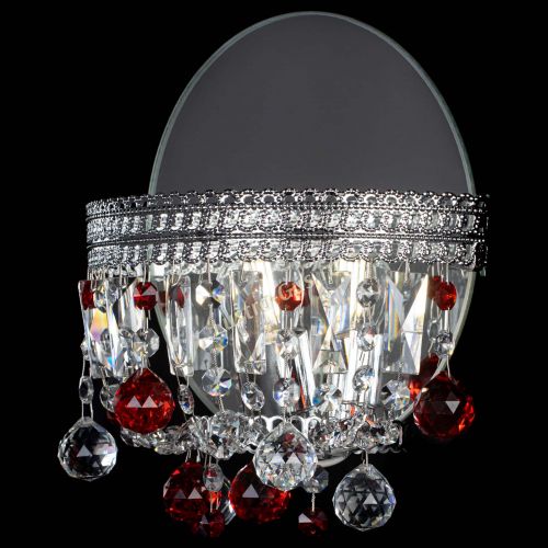 Бра Флоренция шар красная в Ижевске Гусь Хрустальный