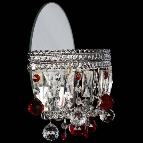 Бра Флоренция шар красная в Ижевске Гусь Хрустальный