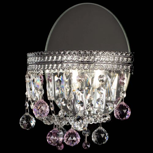 Бра Флоренция шар розовая в Ижевске Гусь Хрустальный