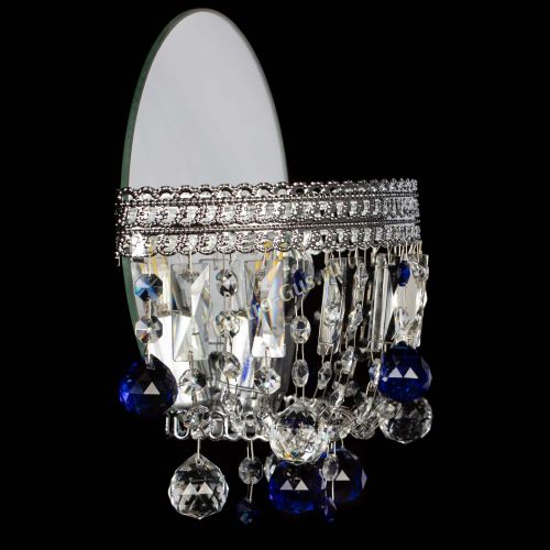 Бра Флоренция шар синяя в Ижевске Гусь Хрустальный