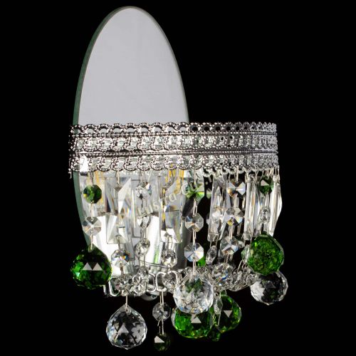 Бра Флоренция шар зеленая в Ижевске Гусь Хрустальный