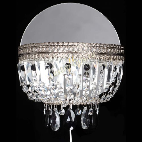 Бра Флоренция журавлик черная в Ижевске Гусь Хрустальный