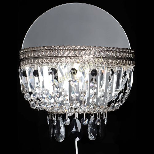 Бра Флоренция журавлик черная в Ижевске Гусь Хрустальный