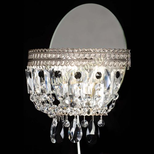 Бра Флоренция журавлик черная в Ижевске Гусь Хрустальный