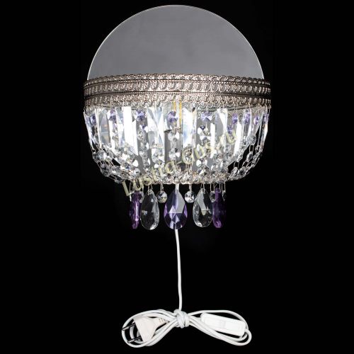 Бра Флоренция журавлик фиолетовая в Ижевске Гусь Хрустальный