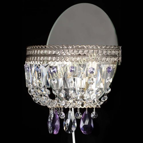 Бра Флоренция журавлик фиолетовая в Ижевске Гусь Хрустальный