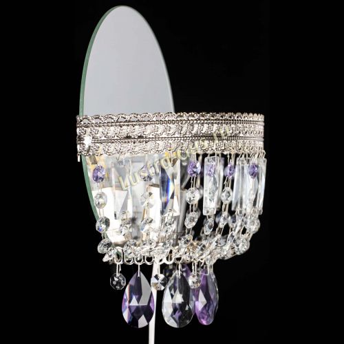 Бра Флоренция журавлик фиолетовая в Ижевске Гусь Хрустальный