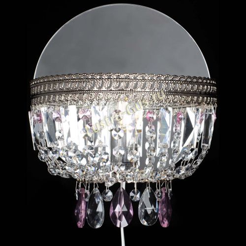 Бра Флоренция журавлик розовая в Ижевске Гусь Хрустальный