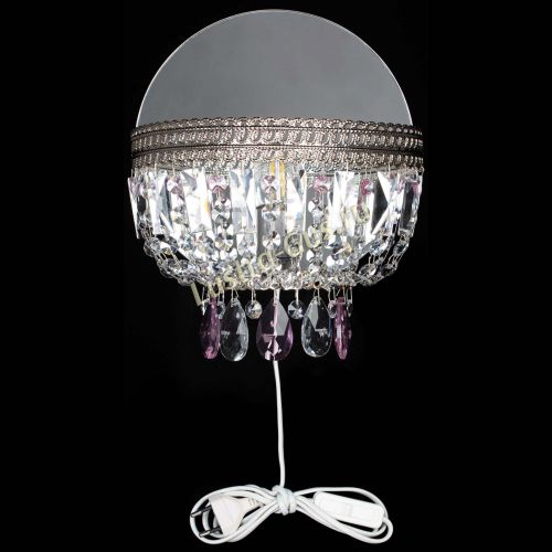 Бра Флоренция журавлик розовая в Ижевске Гусь Хрустальный