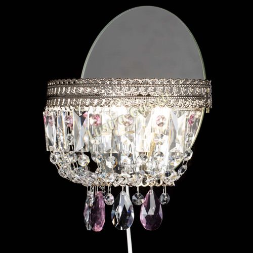 Бра Флоренция журавлик розовая в Ижевске Гусь Хрустальный