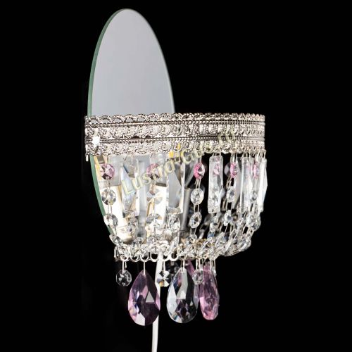 Бра Флоренция журавлик розовая в Ижевске Гусь Хрустальный