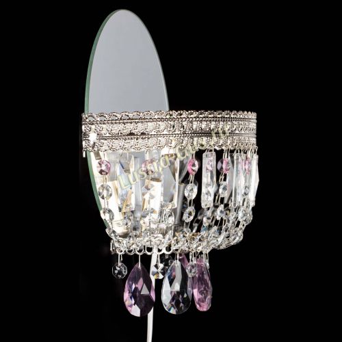 Бра Флоренция журавлик розовая в Ижевске Гусь Хрустальный