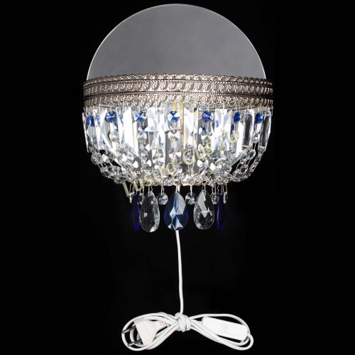 Бра Флоренция журавлик синяя в Ижевске Гусь Хрустальный