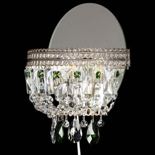 Бра Флоренция журавлик зеленая в Ижевске Гусь Хрустальный