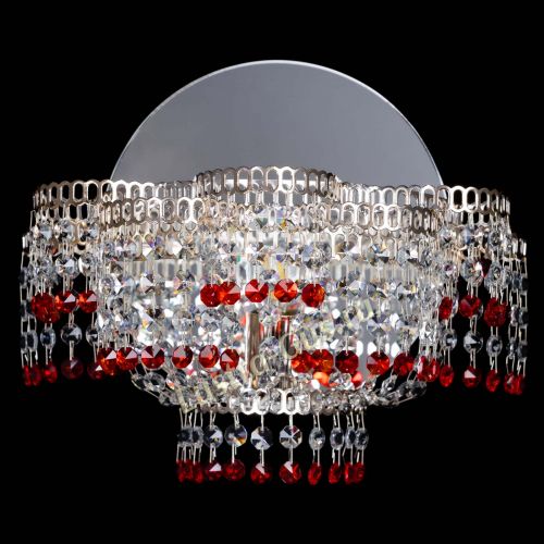 Бра Камелия обтикон Красная в Ижевске Гусь Хрустальный