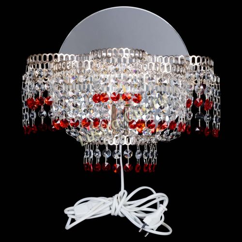 Бра Камелия обтикон Красная в Ижевске Гусь Хрустальный