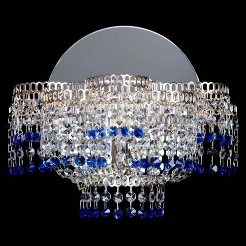 Бра Камелия обтикон Синяя в Ижевске Гусь Хрустальный