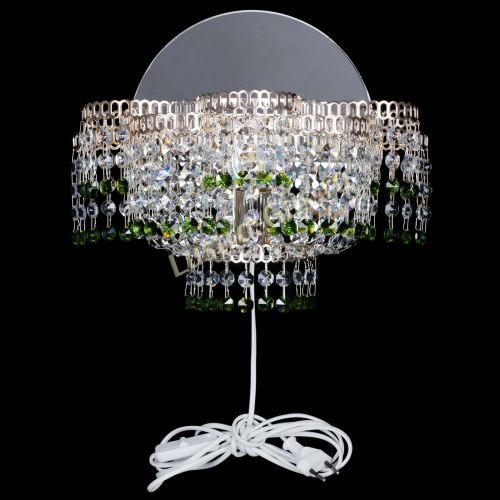 Бра Камелия обтикон Зеленая в Ижевске Гусь Хрустальный