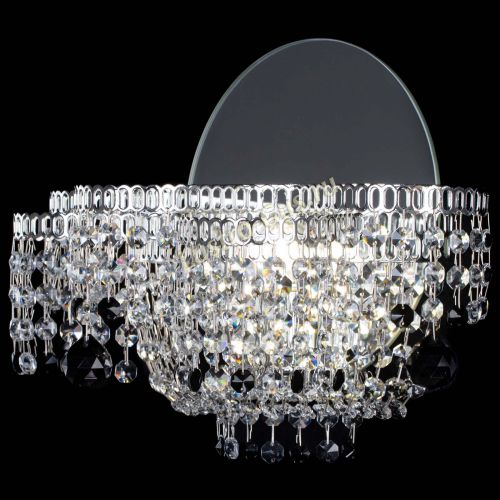 Бра Камелия шар черная в Ижевске Гусь Хрустальный