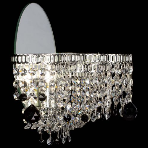 Бра Камелия шар черная в Ижевске Гусь Хрустальный