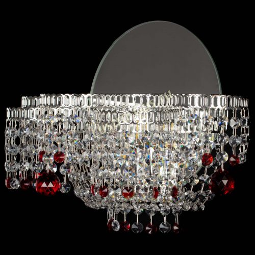 Бра Камелия шар красная в Ижевске Гусь Хрустальный