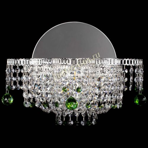 Бра Камелия шар зеленая в Ижевске Гусь Хрустальный