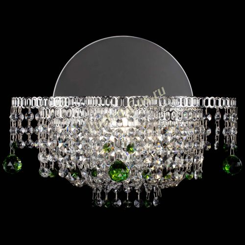 Бра Камелия шар зеленая в Ижевске Гусь Хрустальный