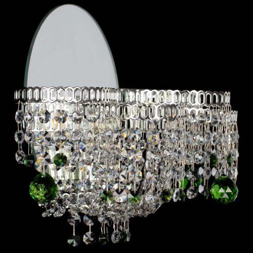 Бра Камелия шар зеленая в Ижевске Гусь Хрустальный