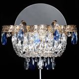 Бра Камея Флора синяя в Ижевске