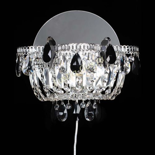 Бра Камея черная в Ижевске Гусь Хрустальный