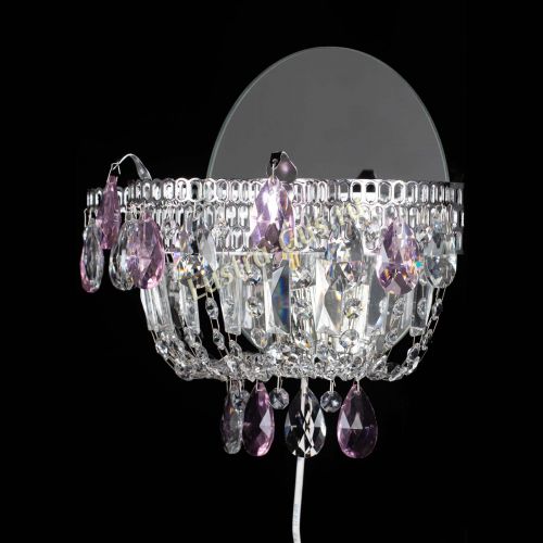 Бра Камея розовая в Ижевске Гусь Хрустальный