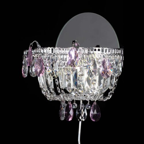 Бра Камея розовая в Ижевске Гусь Хрустальный