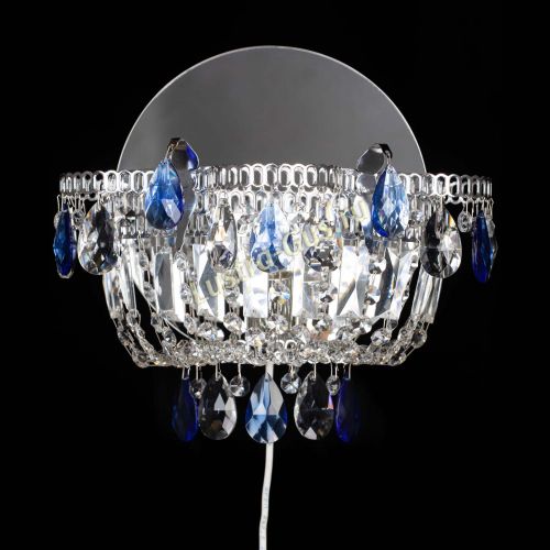 Бра Камея синяя в Ижевске Гусь Хрустальный