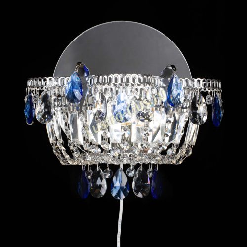 Бра Камея синяя в Ижевске Гусь Хрустальный