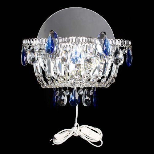 Бра Камея синяя в Ижевске Гусь Хрустальный