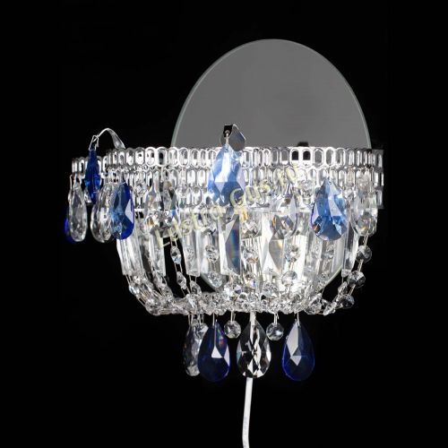 Бра Камея синяя в Ижевске Гусь Хрустальный