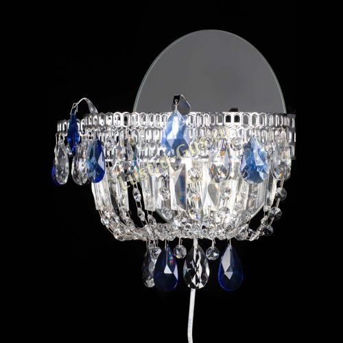 Бра Камея синяя в Ижевске Гусь Хрустальный