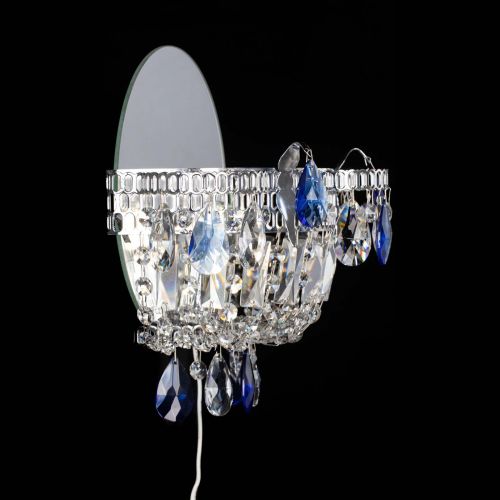 Бра Камея синяя в Ижевске Гусь Хрустальный