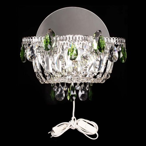 Бра Камея зеленая в Ижевске Гусь Хрустальный