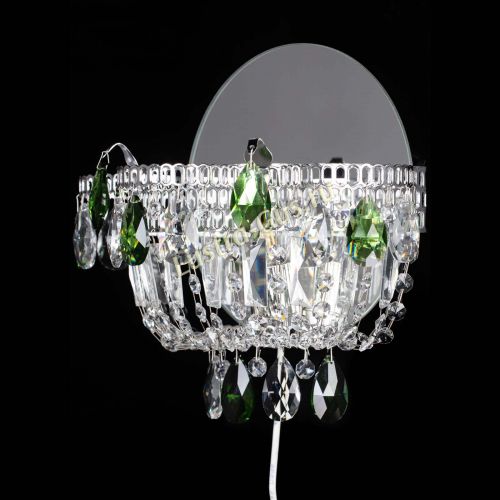 Бра Камея зеленая в Ижевске Гусь Хрустальный