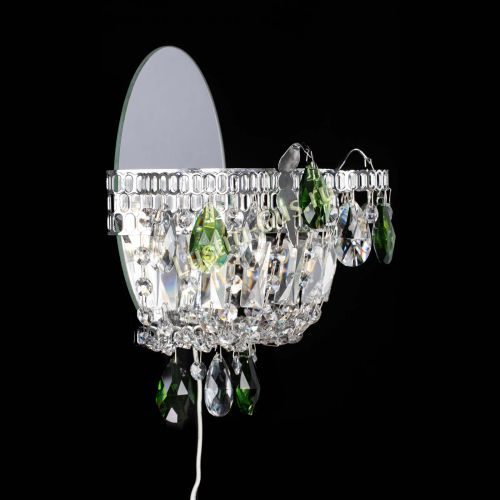 Бра Камея зеленая в Ижевске Гусь Хрустальный