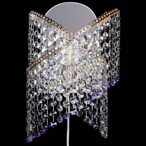 Бра Космея №1 фиолетовая в Ижевске Гусь Хрустальный